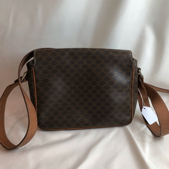 Celine Brown Macadam Crossbody Bag Sku#84022 - Picture 2 of 11
